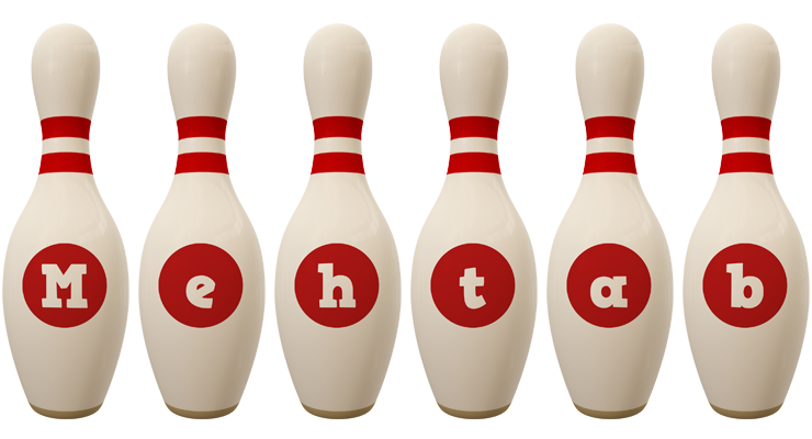Mehtab bowling-pin logo