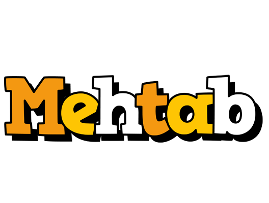 Mehtab cartoon logo