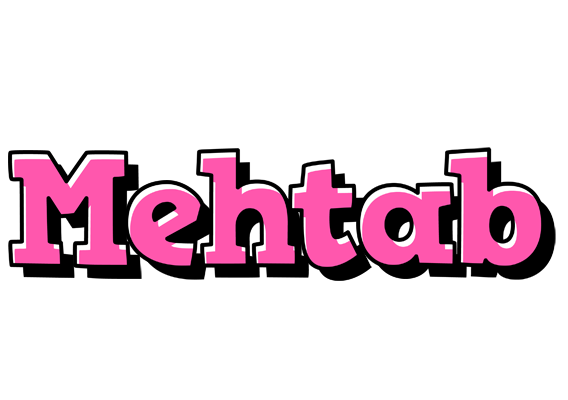 Mehtab girlish logo