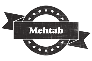 Mehtab grunge logo