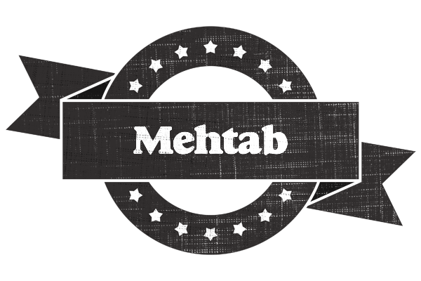 Mehtab grunge logo