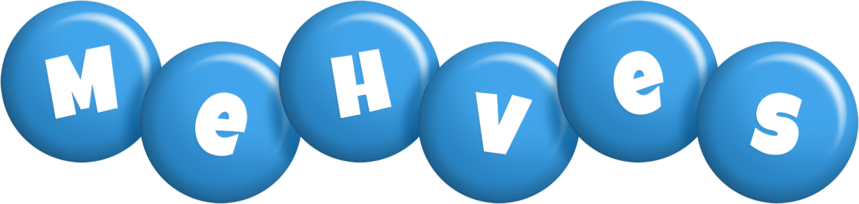 Mehves candy-blue logo