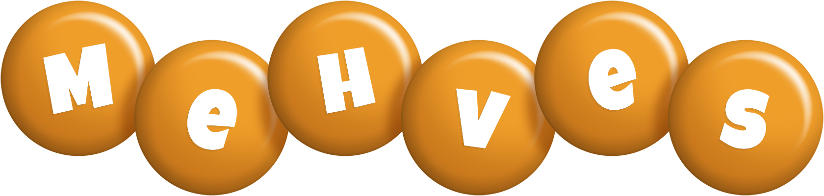 Mehves candy-orange logo