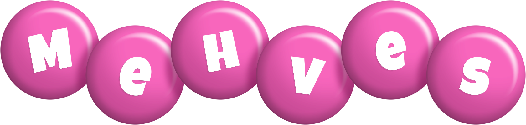 Mehves candy-pink logo