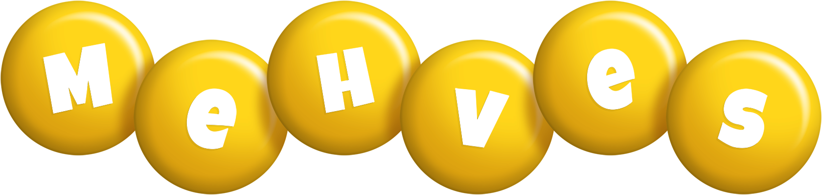 Mehves candy-yellow logo