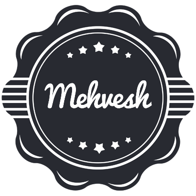 Mehvesh badge logo