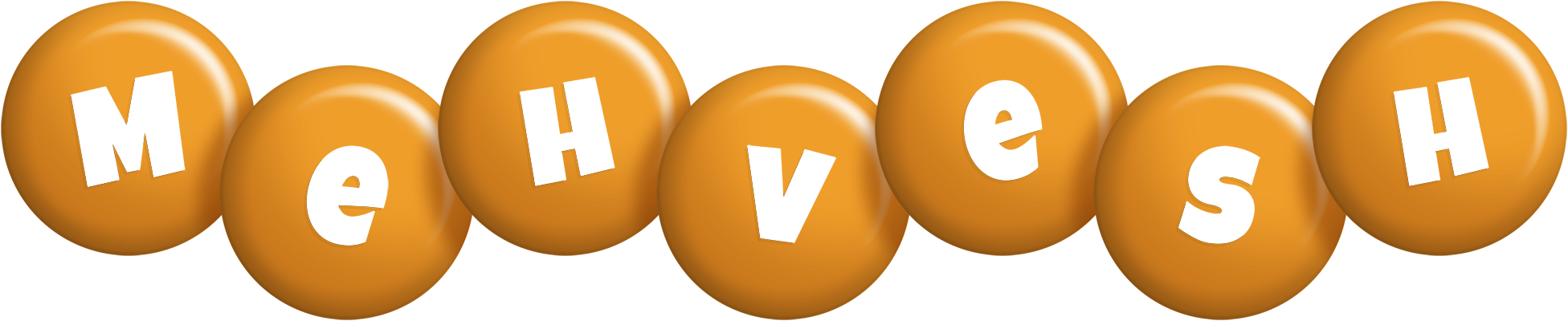 Mehvesh candy-orange logo