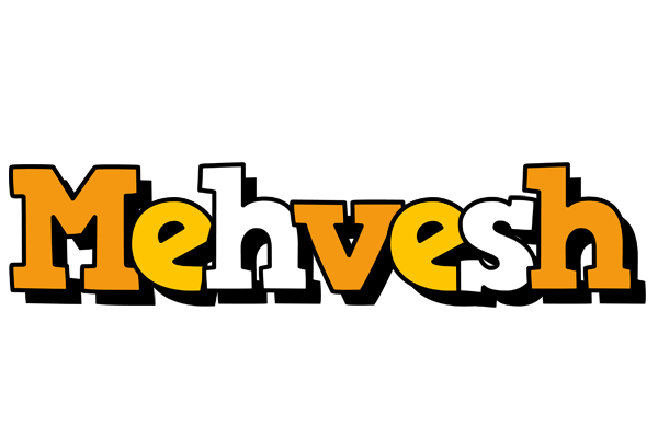 Mehvesh cartoon logo