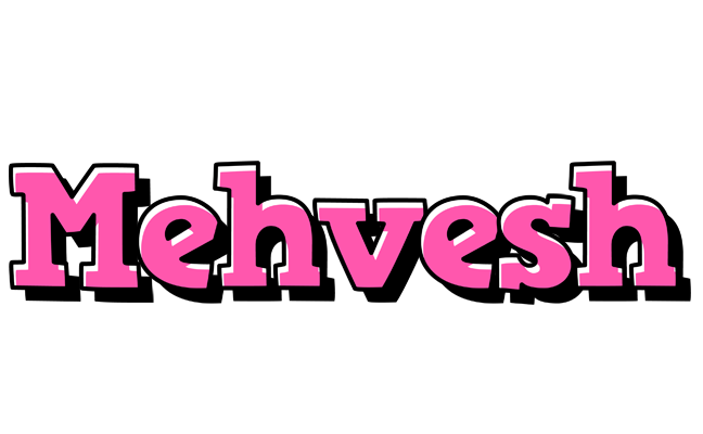 Mehvesh girlish logo