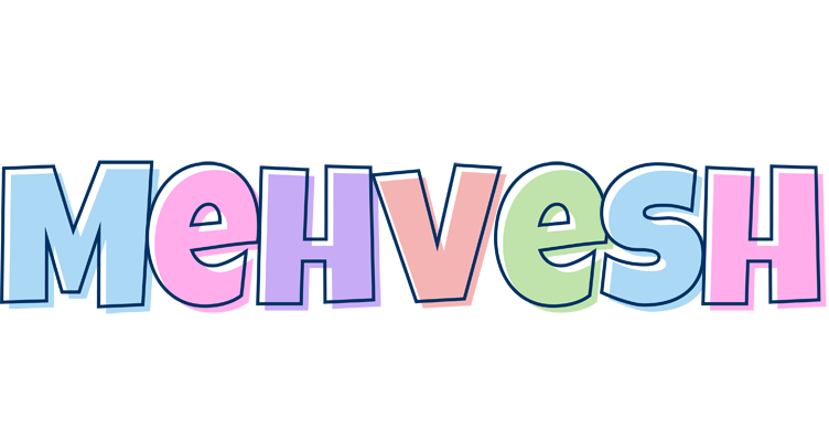 Mehvesh pastel logo