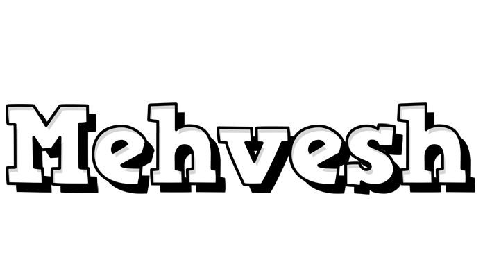 Mehvesh snowing logo