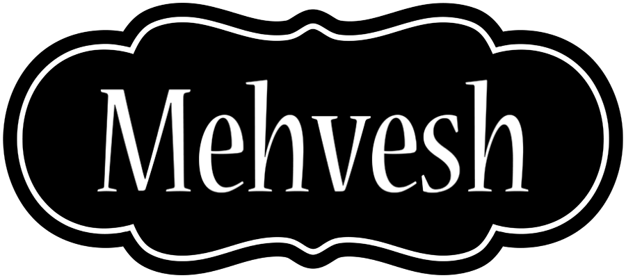 Mehvesh welcome logo