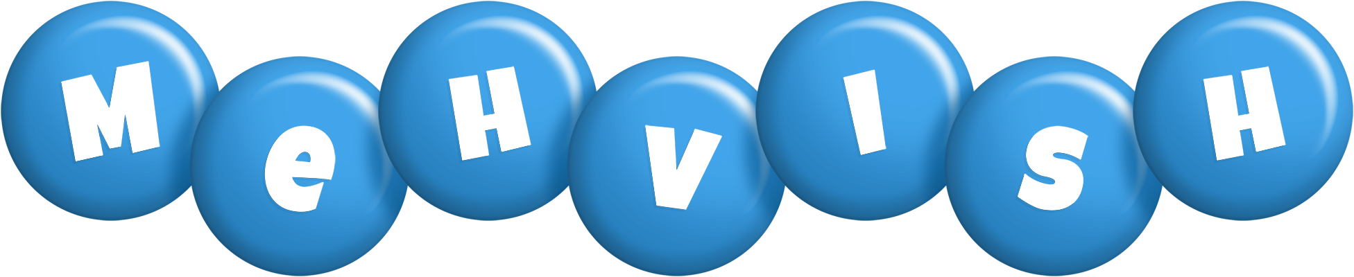 Mehvish candy-blue logo