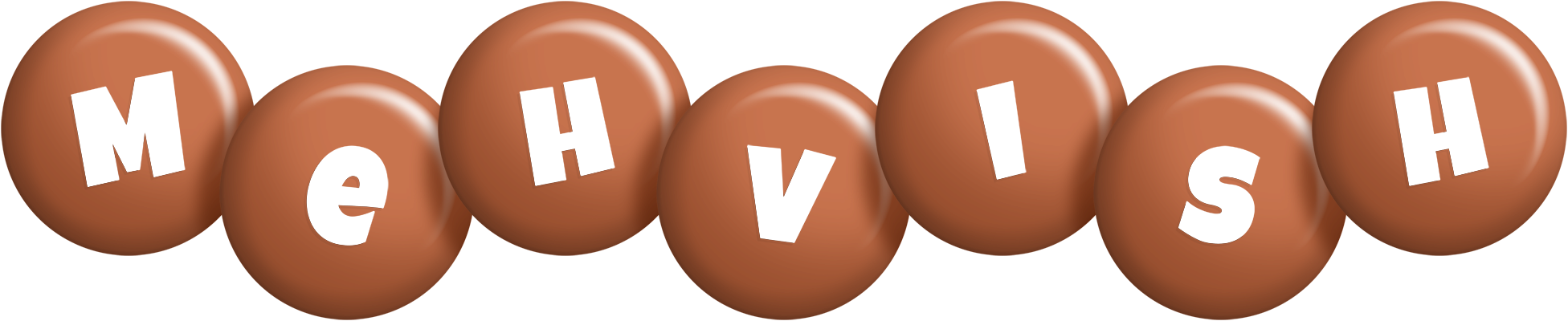 Mehvish candy-brown logo