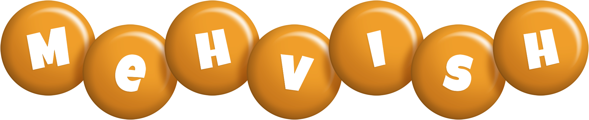 Mehvish candy-orange logo