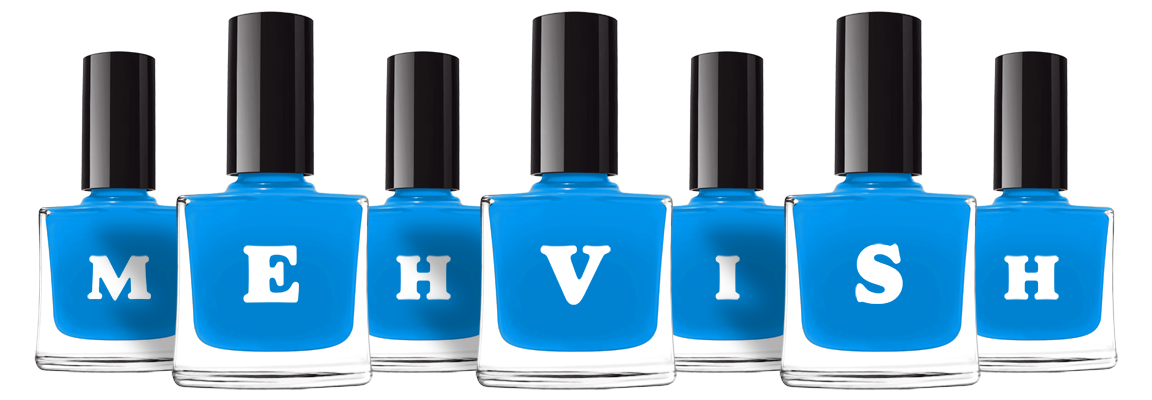 Mehvish glossy logo