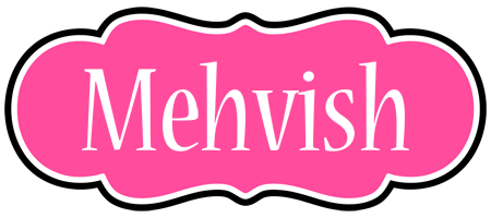 Mehvish invitation logo