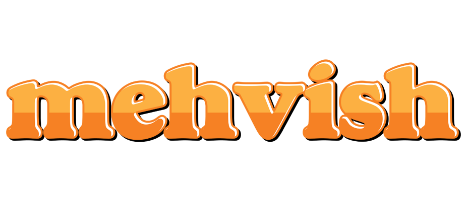 Mehvish orange logo