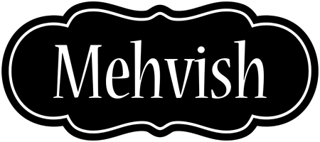 Mehvish welcome logo