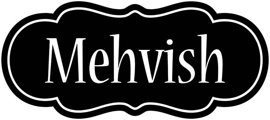 Mehvish welcome logo