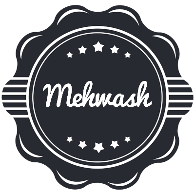Mehwash badge logo