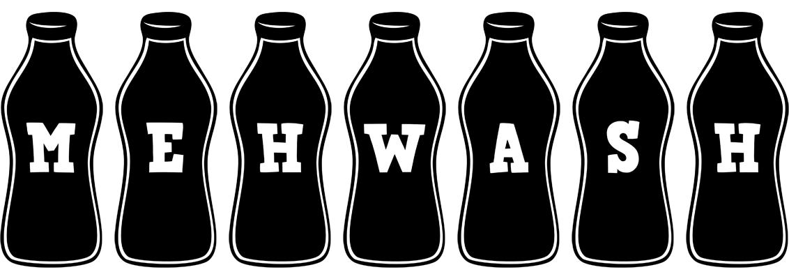 Mehwash bottle logo