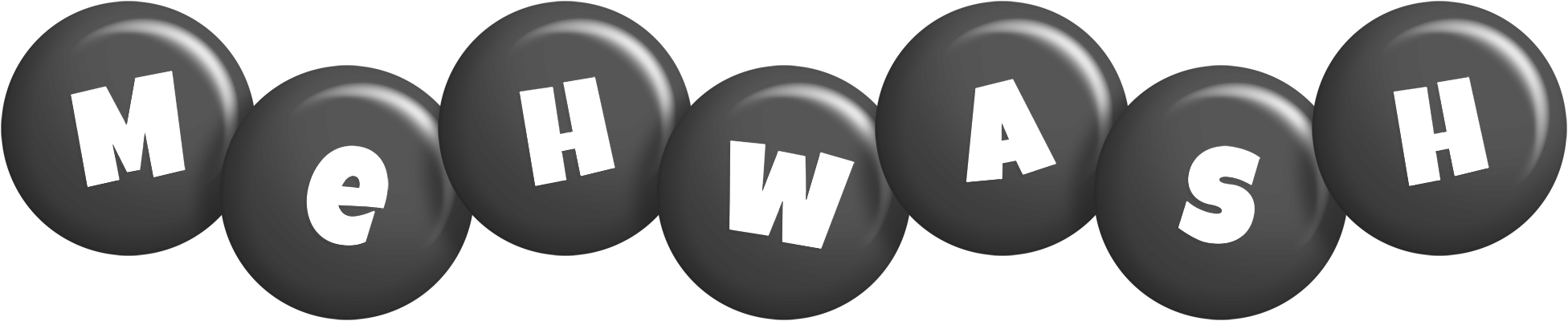 Mehwash candy-black logo