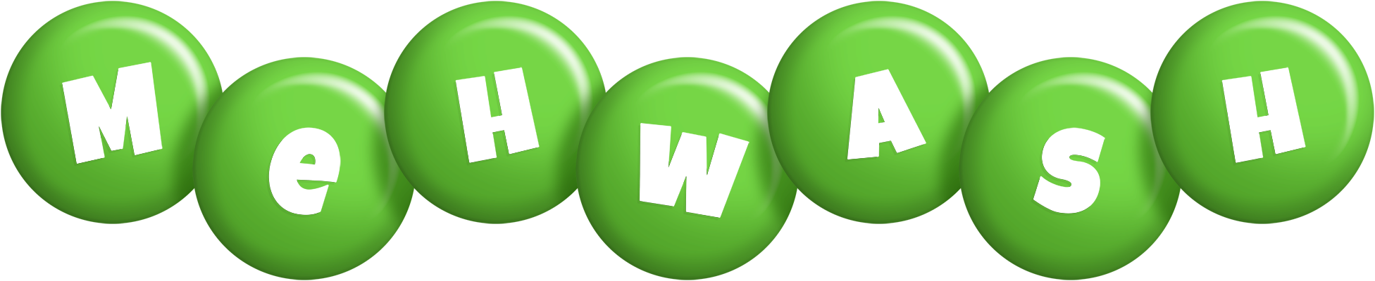Mehwash candy-green logo