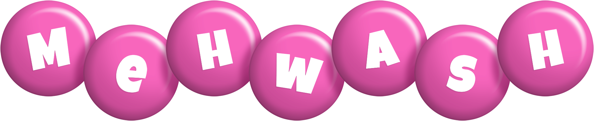 Mehwash candy-pink logo