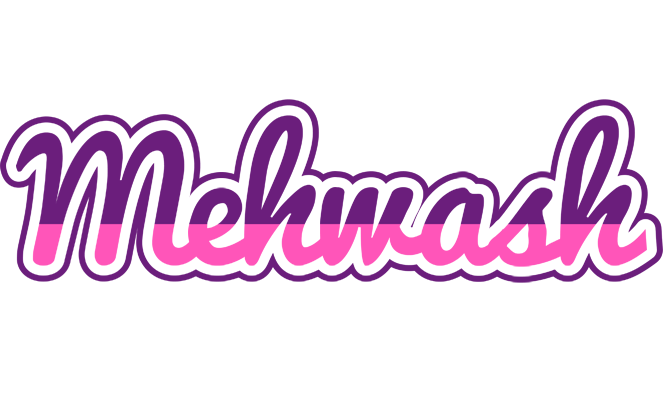 Mehwash cheerful logo
