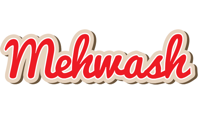 Mehwash chocolate logo