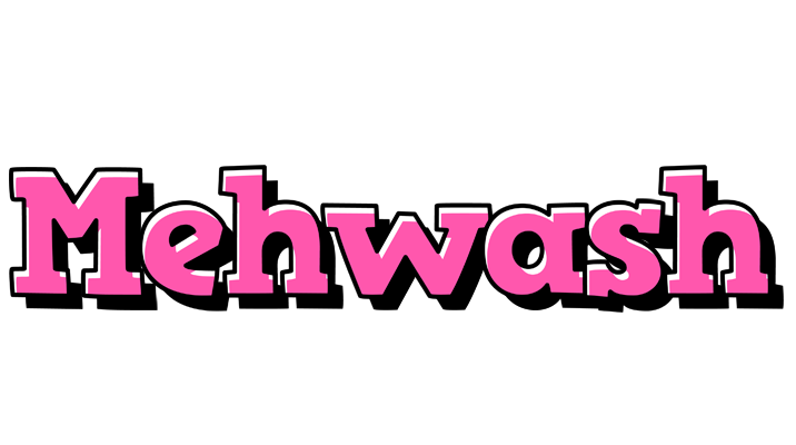 Mehwash girlish logo