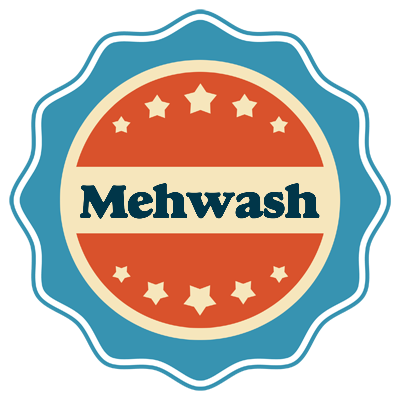 Mehwash labels logo