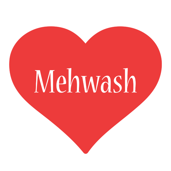 Mehwash love logo