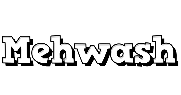 Mehwash snowing logo
