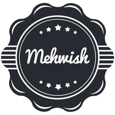 Mehwish badge logo