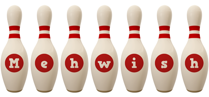 Mehwish bowling-pin logo