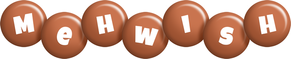 Mehwish candy-brown logo