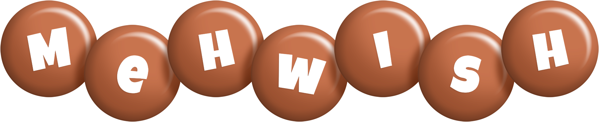 Mehwish candy-brown logo