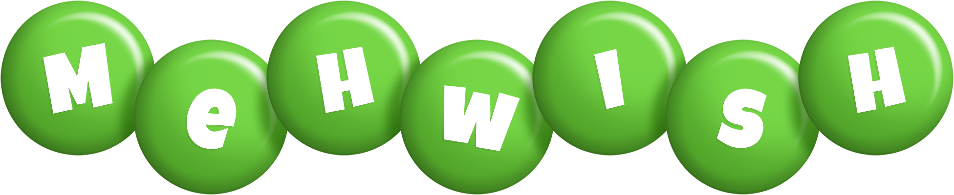 Mehwish candy-green logo