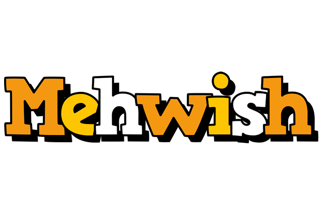 Mehwish cartoon logo