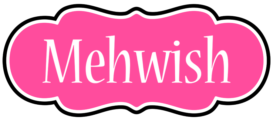 Mehwish invitation logo