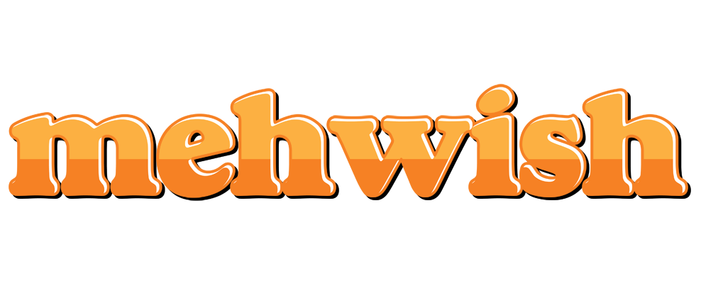 Mehwish orange logo