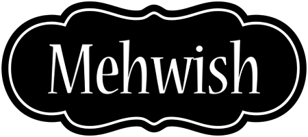 Mehwish welcome logo