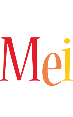 Mei birthday logo