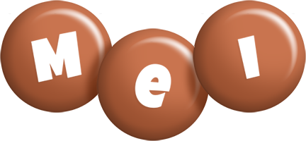Mei candy-brown logo