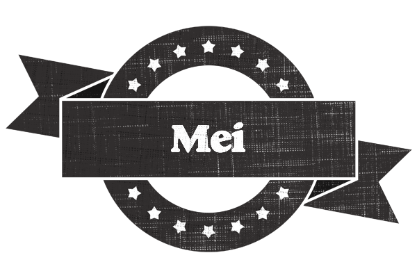 Mei grunge logo