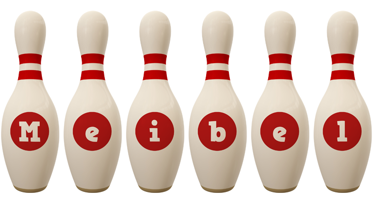Meibel bowling-pin logo