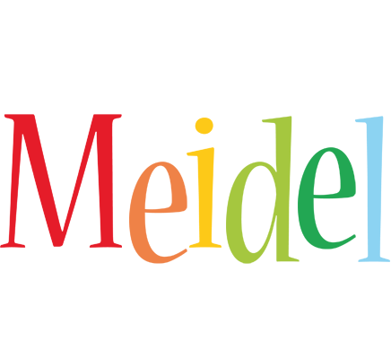 Meidel birthday logo