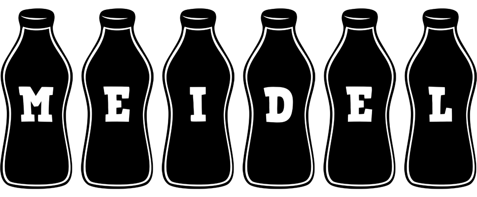 Meidel bottle logo